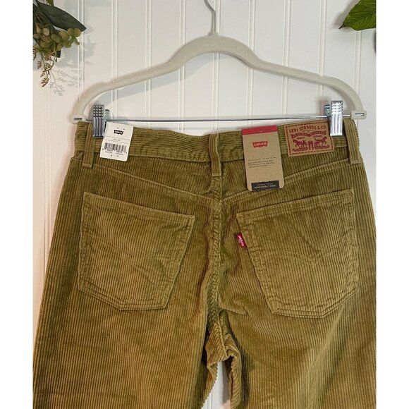 Levis Corduroy Pants Mens 30 Tan Camel Relaxed Straight Casual Sustainable 30x30 - Picture 5 of 15